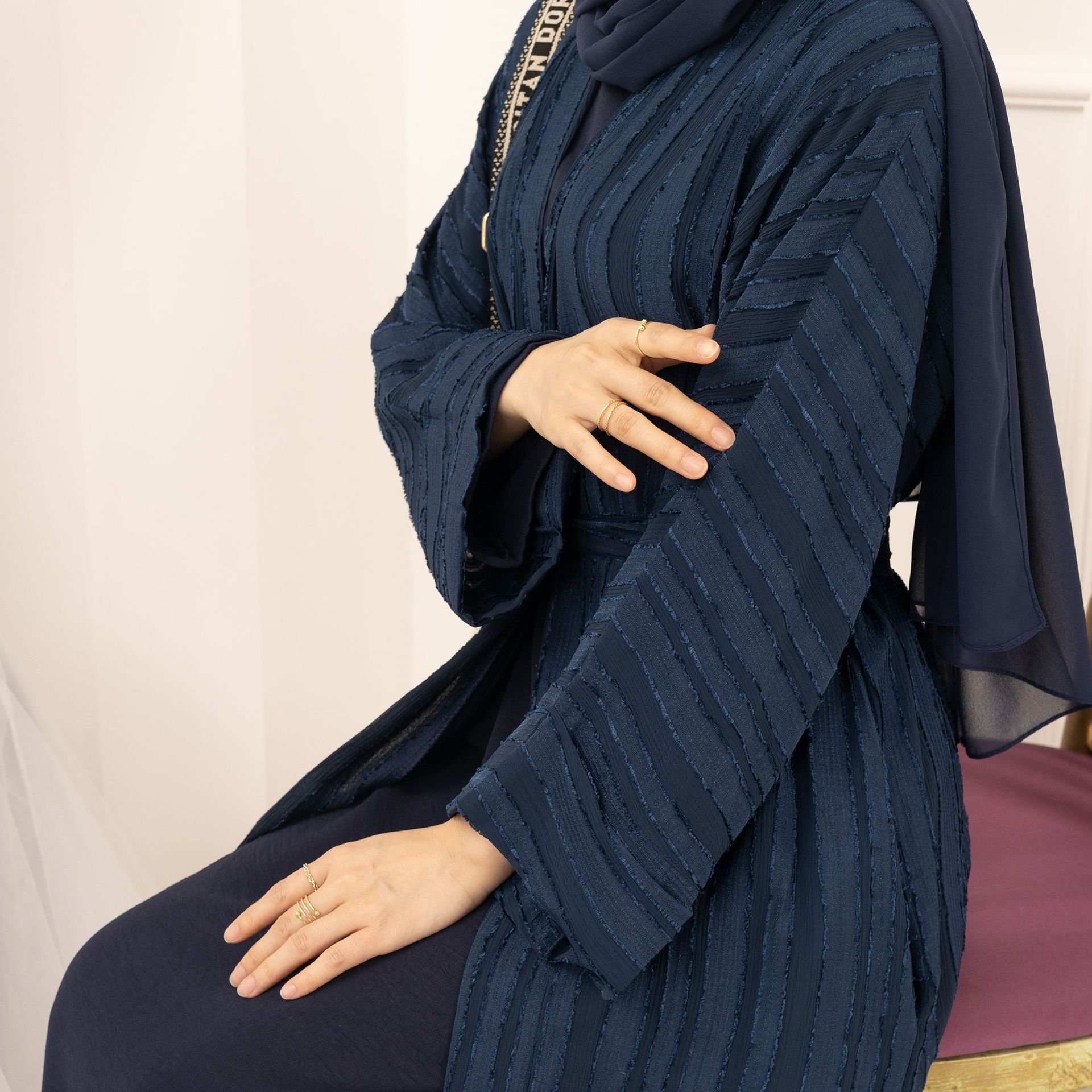 Luxury 3 Piece Abaya Set Clothes For Women And Ladies Muslims Modest Sets Abaya With Matching Inner Dress And Hijab 2024