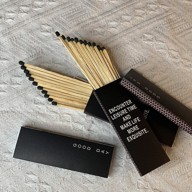 fancy long custom colorful fire bulk safety matches in matchbox