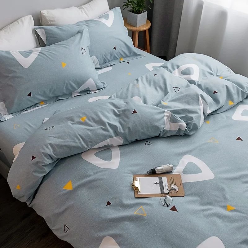Comfortable High Quality Cotton Quilt Cover Polyester Quilts Blanket Bed Sheets Soft Summer Quilts Bedding Sets