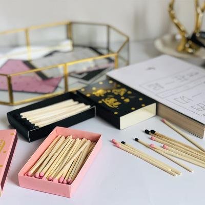 custom sticks long safety bulk holder matches candle luxury wooden tip packing personalized candle matches
