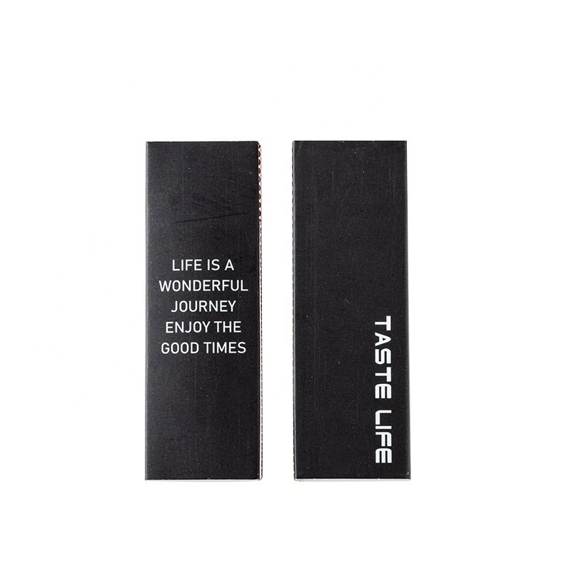 Wooden scented candle matches, customized personalized printing gift matches, black and white design luxury matches, 12 packs