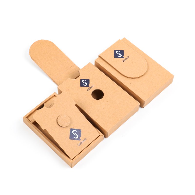 Custom 5 packs divider empty matches boxes small child resistant paper box childproof push button for match