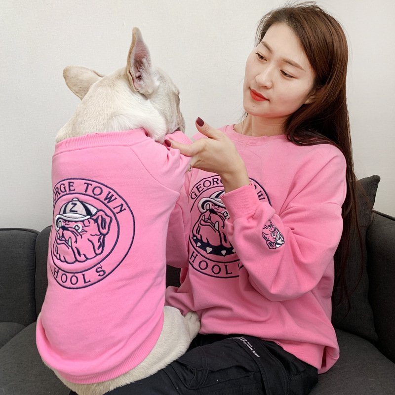 Fashion Pet Matching Outfits Dog Parent-Child Hoodies Pet Parent-Child Hoodies