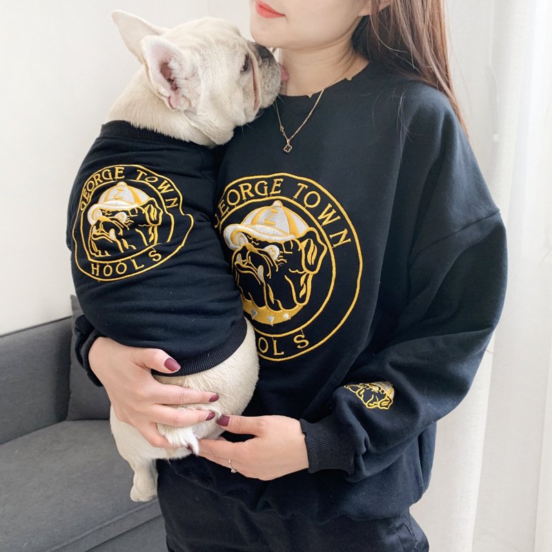 Fashion Pet Matching Outfits Dog Parent-Child Hoodies Pet Parent-Child Hoodies