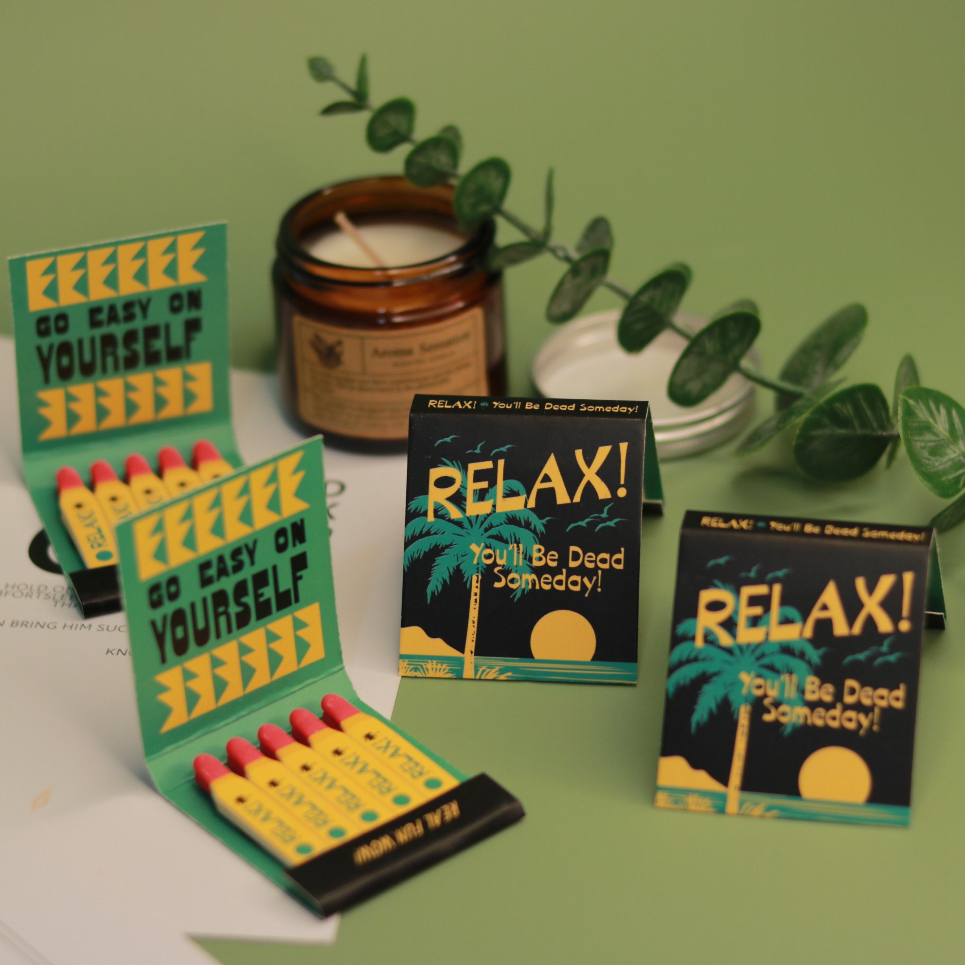 RSPMATCH Promotional paper stick matches wholesale match Black outer skin with customized colorful matchbook cigar hotel match