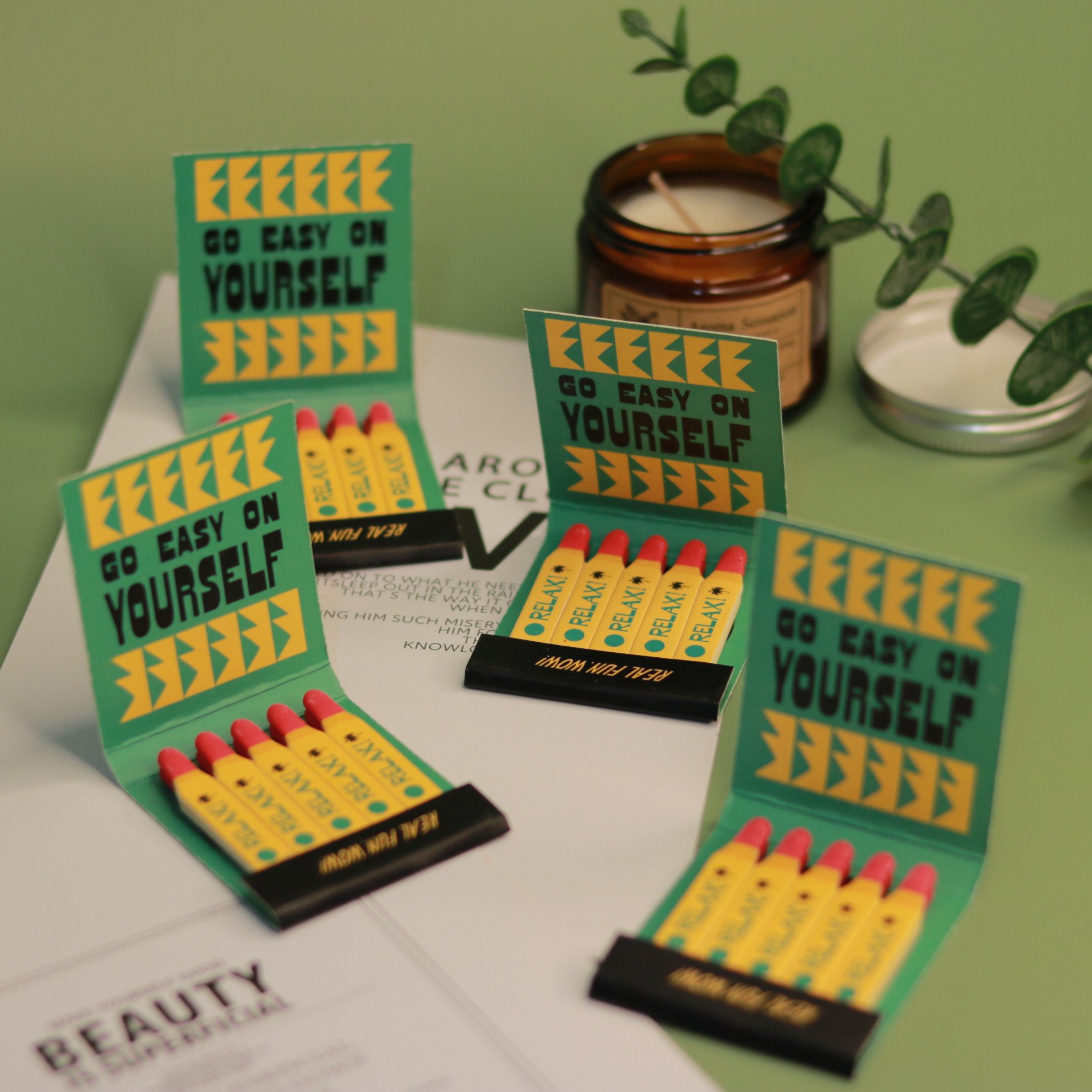 RSPMATCH Promotional paper stick matches wholesale match Black outer skin with customized colorful matchbook cigar hotel match