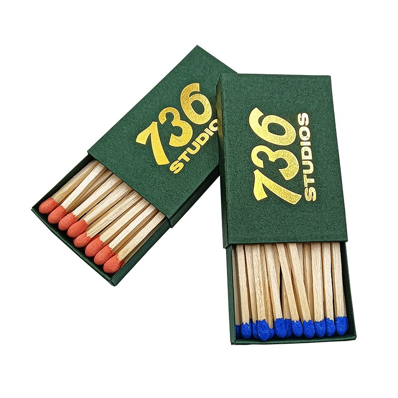 Hot sale custom luxury matches for candles in bulk High quality personalized long print advertisement matches in matches