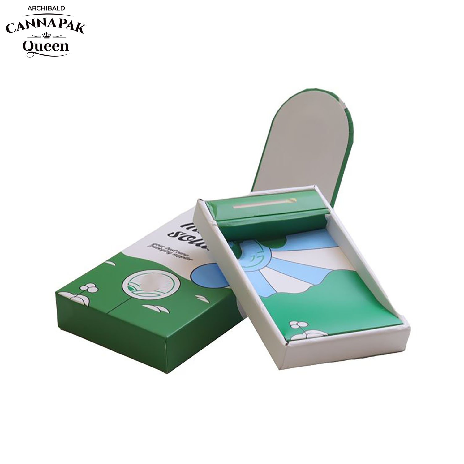 Archibald Exported Good Quality Tobacco Box Child Resistant Slide Out Cassette Tape Oem Pre Roll Box With Match