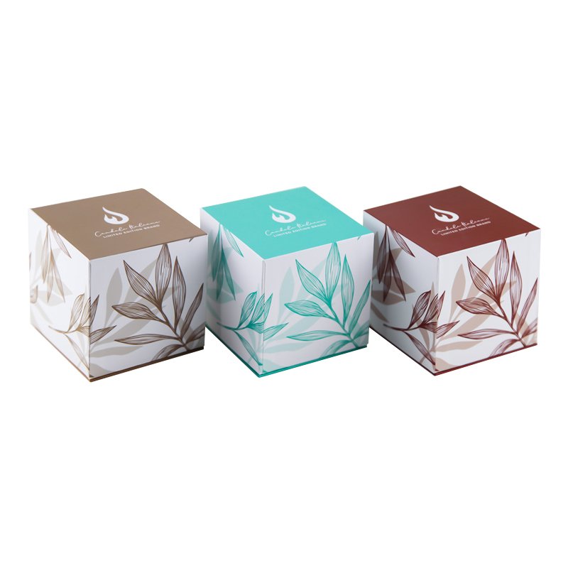 Practical eco-friendly Creative Custom Printing lid and base Scented candle jar match jar gift packaging box