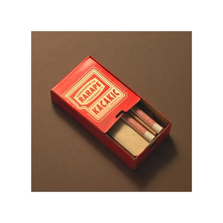 Traditional Logo Paper Book Shaped Black Matches Boxes Safety Matchbook Original Packaging Hotel Promotion Color Matches