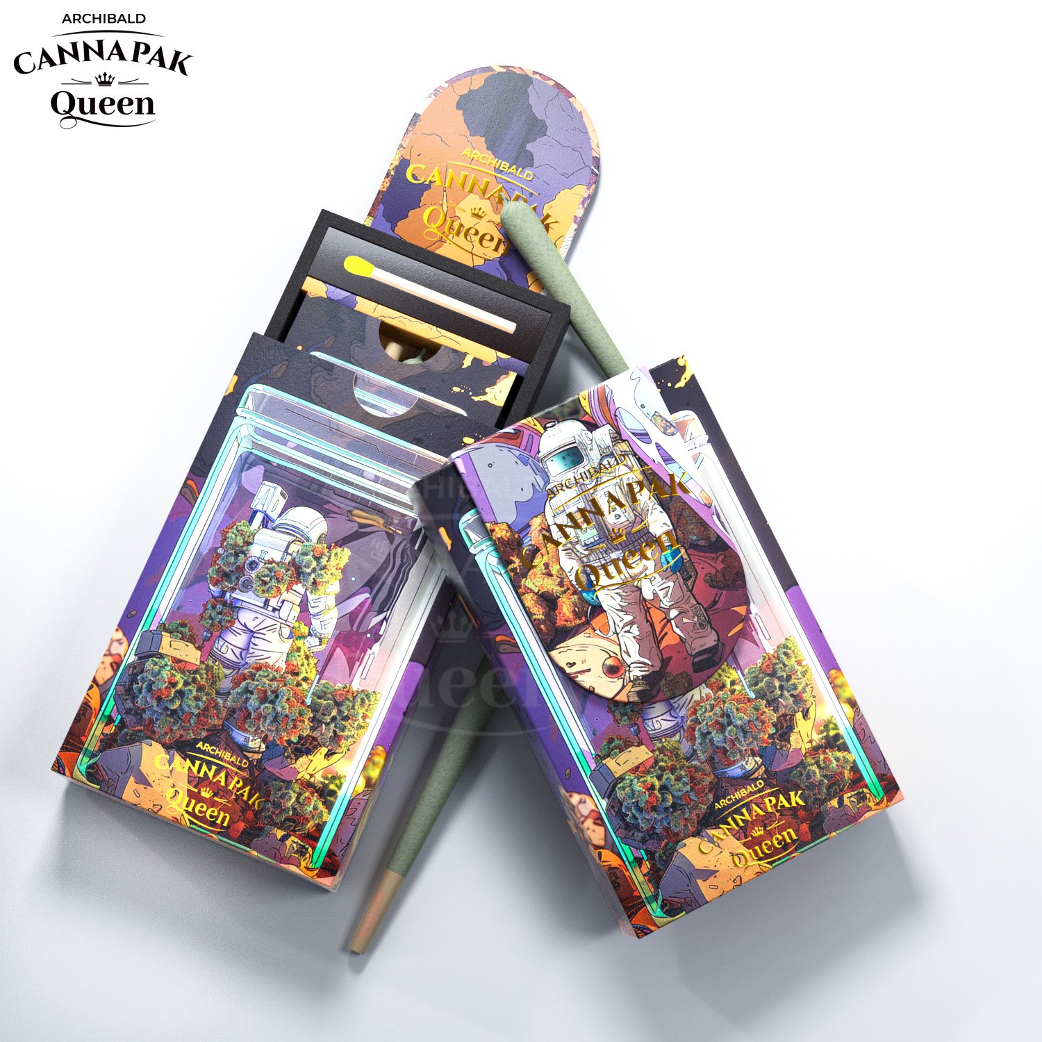 Archibald Exported Good Quality Tobacco Box Child Resistant Cigarette Boxes Was Pre-Roll