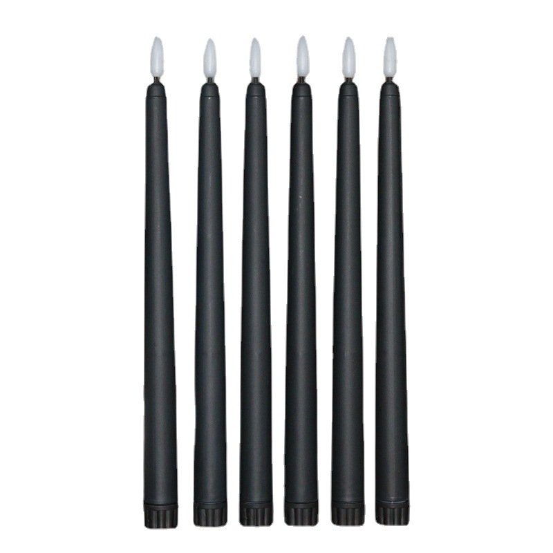 Led Plastic Candle Wedding Remote Candle Holder White Wedding Decoration Led Electronic Matches For Candle