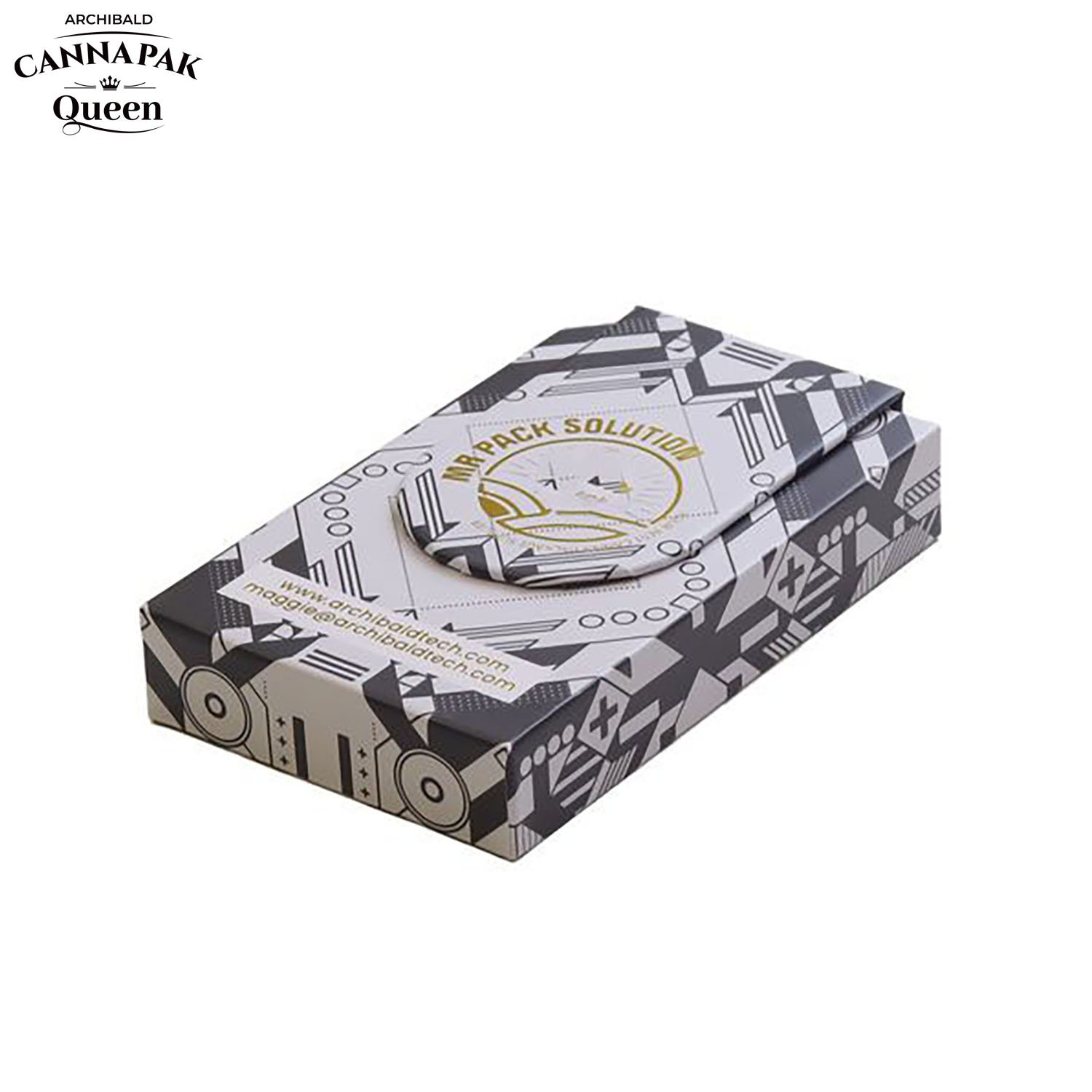 Archibald Exported Good Quality Tobacco Box Child Resistant Slide Out Cassette Tape Custom Pre Roll Packaging Box With Match