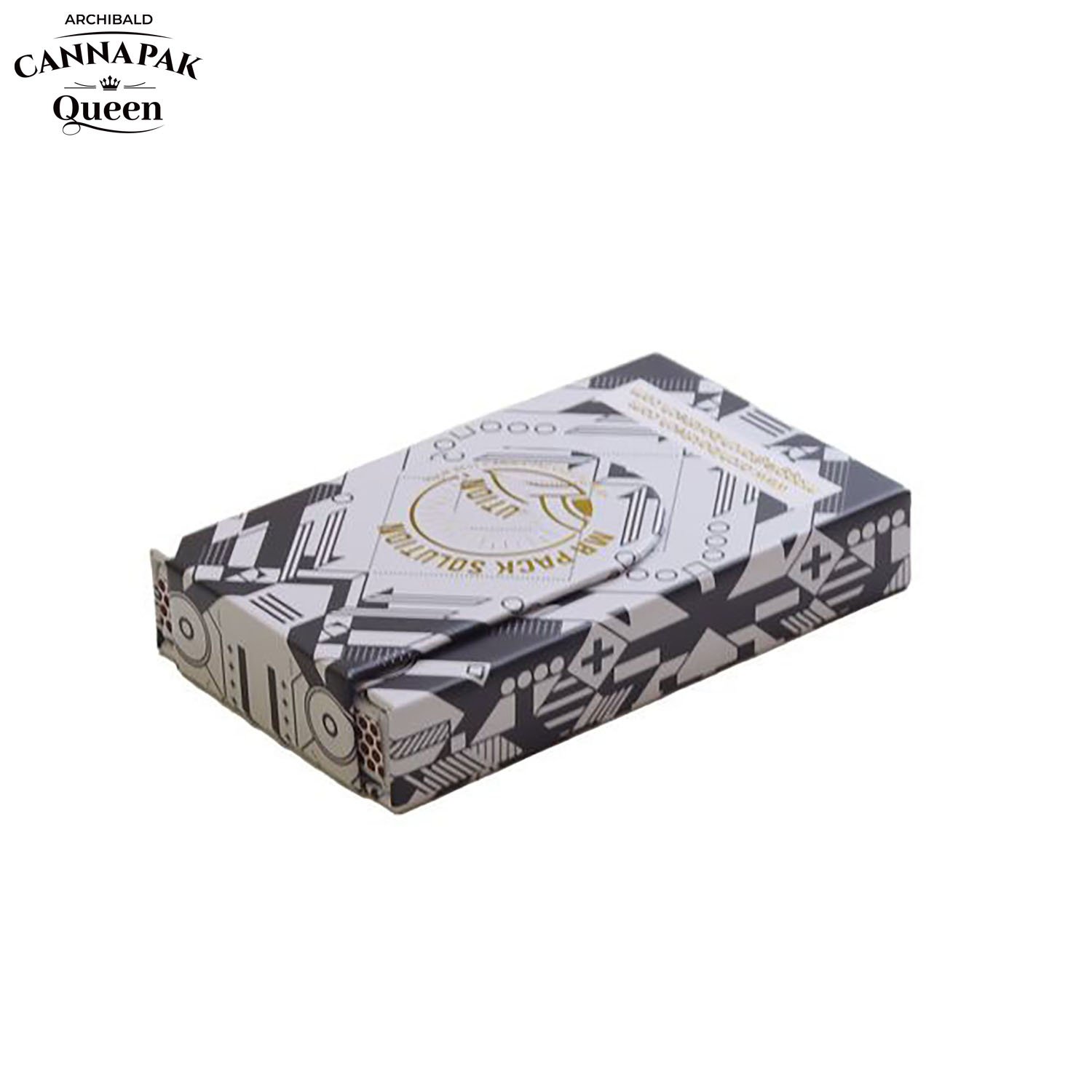 Archibald Exported Good Quality Tobacco Box Child Resistant Slide Out Cassette Tape Custom Pre Roll Packaging Box With Match