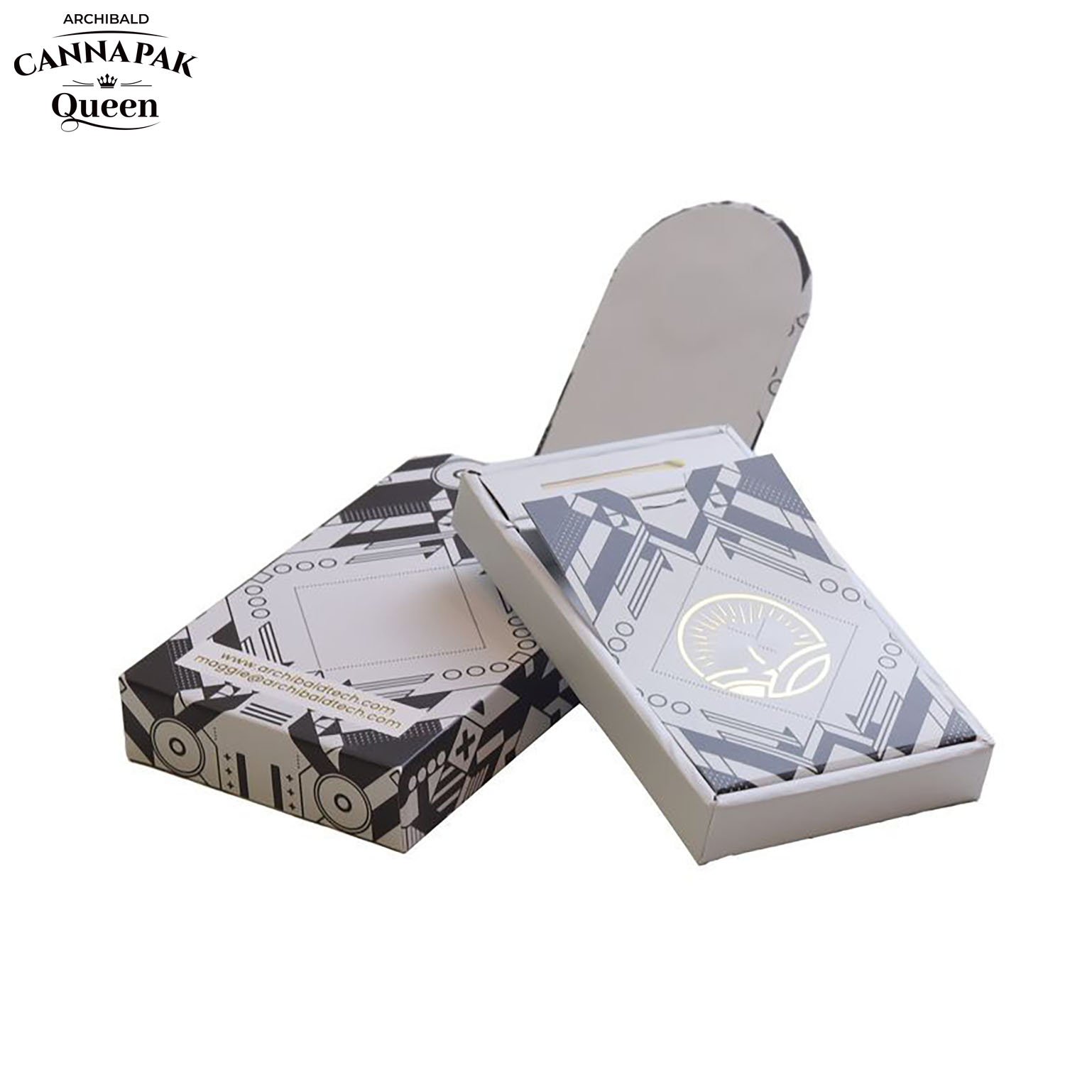 Archibald Exported Good Quality Tobacco Box Child Resistant Slide Out Cassette Tape Custom Pre Roll Packaging Box With Match