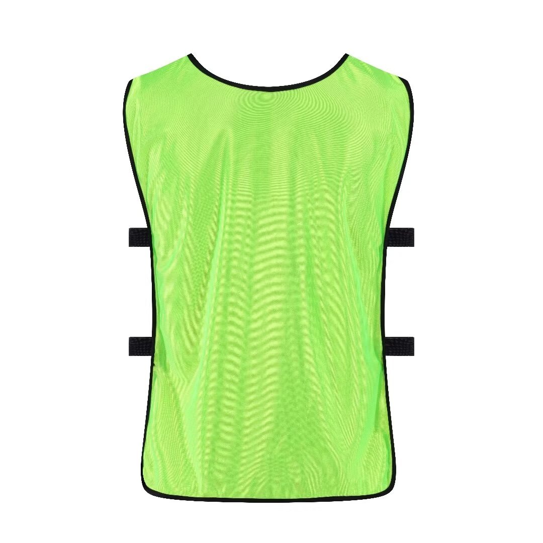 24-25 Cheap Lightweight Soccer Pinnies for Training and Practice Matches Soccer scrimmage vests