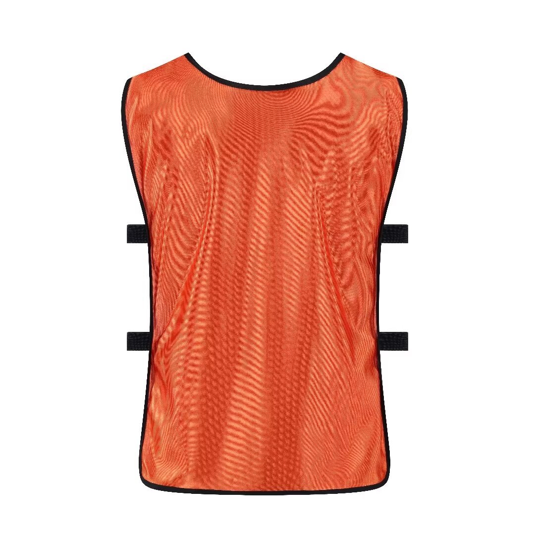 24-25 Cheap Lightweight Soccer Pinnies for Training and Practice Matches Soccer scrimmage vests