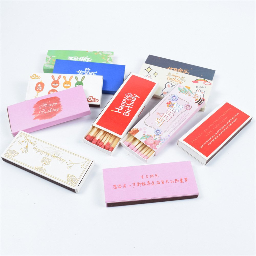 Wholesale low price black long matchsticks safe customizable color matchsticks