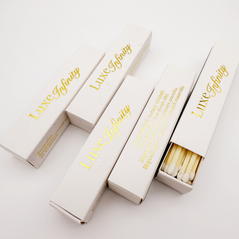Box matches Exquisite cigar matches Free design logo Quality Factory processing matches