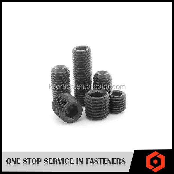 Free Samples Gr12.9 DIN916 Hex Socket Cup Point Set Screw Match Allen Key