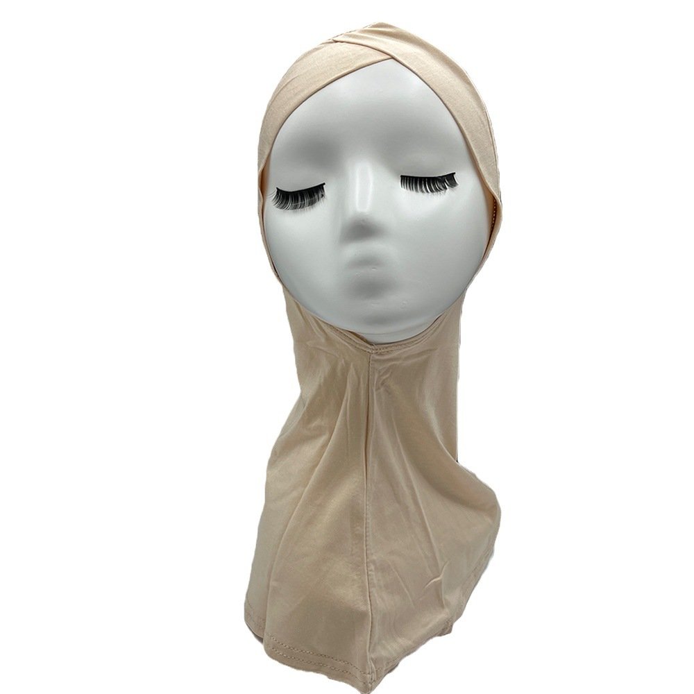 Cotton Modal Hijab Solid Color Forehead Women's Modal Hijabs Modal Cotton Modal Hijab with Matching Undercap