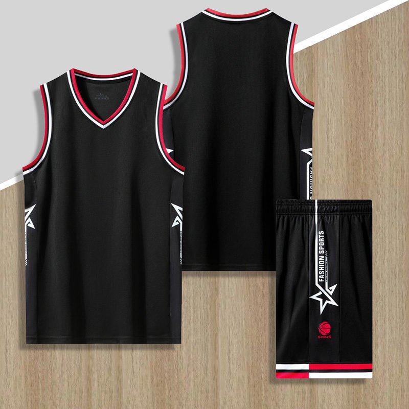 Men's Personalized Customizable 100% Polyester Sportswear Basketball Kit Set Custom Men's And Women's League Match Kit