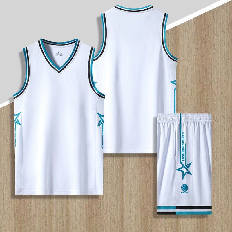 Men's Personalized Customizable 100% Polyester Sportswear Basketball Kit Set Custom Men's And Women's League Match Kit
