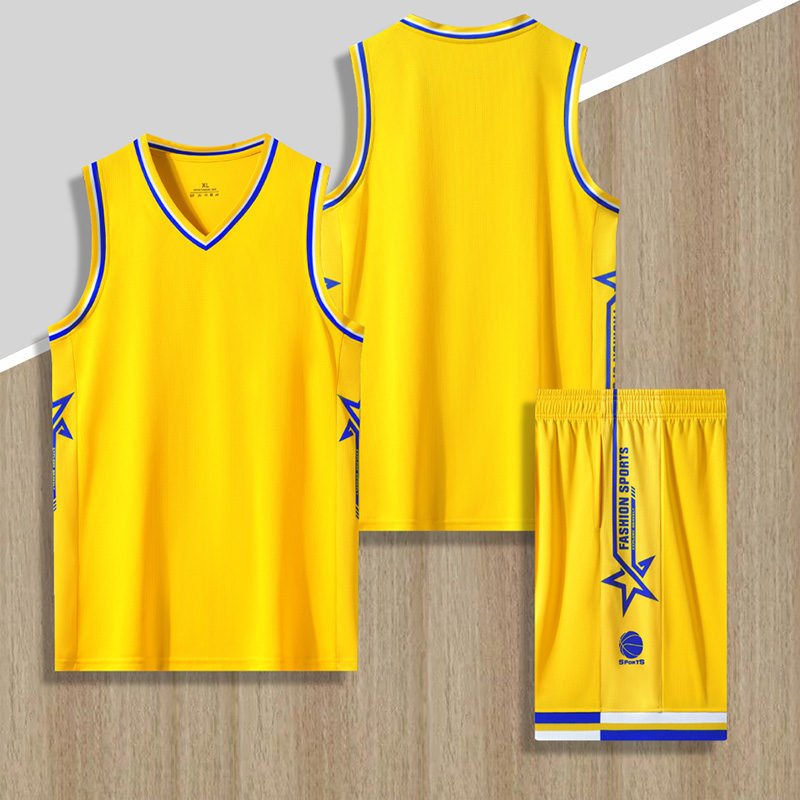 Men's Personalized Customizable 100% Polyester Sportswear Basketball Kit Set Custom Men's And Women's League Match Kit