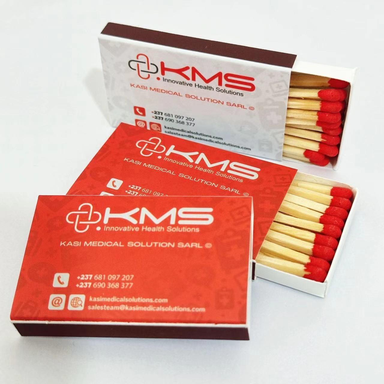 Classic red box high-value matches lighting cigars safety matches home aromatherapy candle 20 sticks of wood-stalked matches