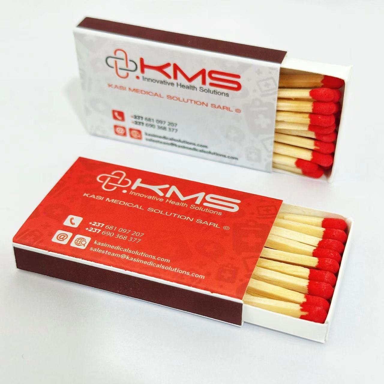 Classic red box high-value matches lighting cigars safety matches home aromatherapy candle 20 sticks of wood-stalked matches