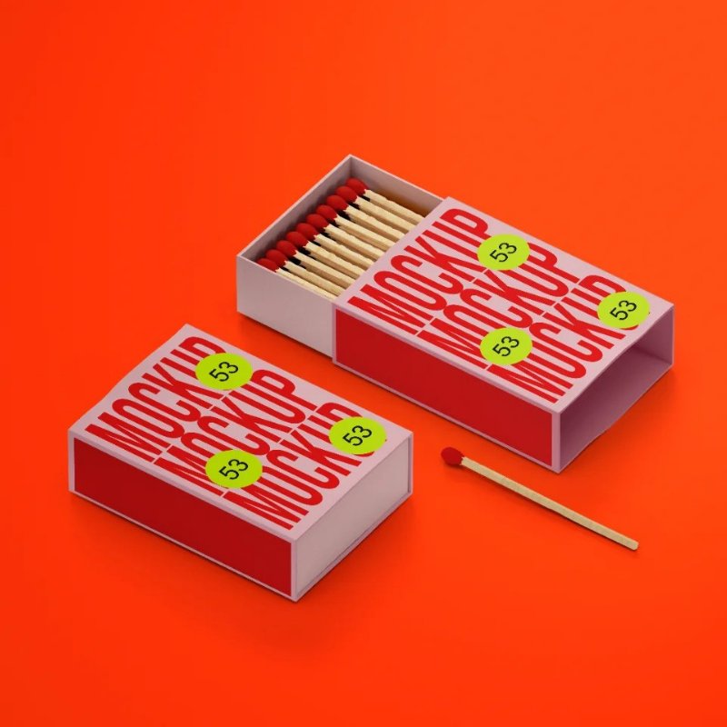Wholesale Custom Logo Match Paper Packaging Box Paper Color Empty Match Paper Packaging Box with Logo