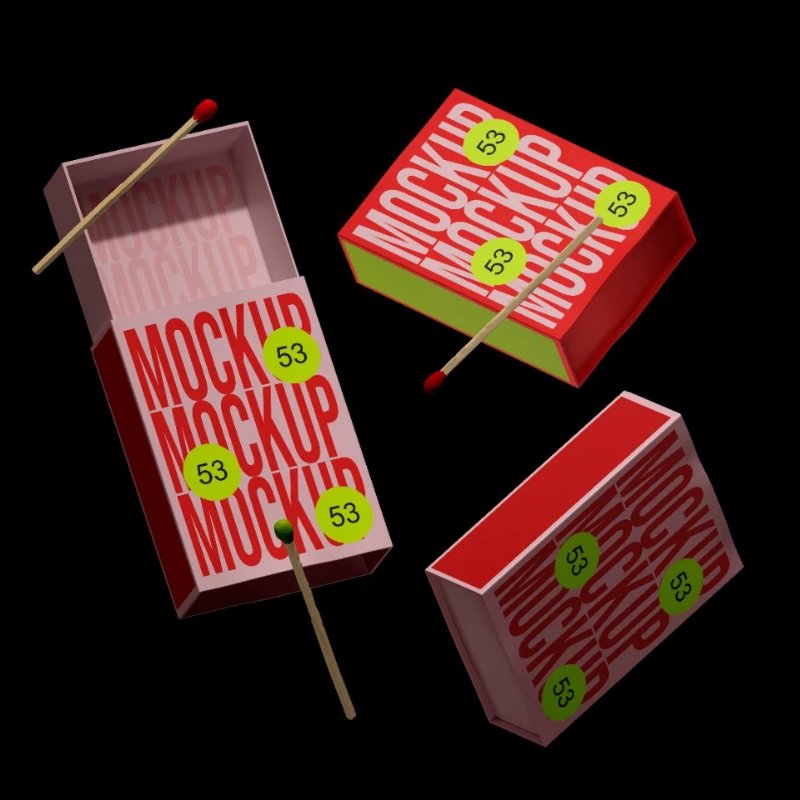 Wholesale Custom Logo Match Paper Packaging Box Paper Color Empty Match Paper Packaging Box with Logo