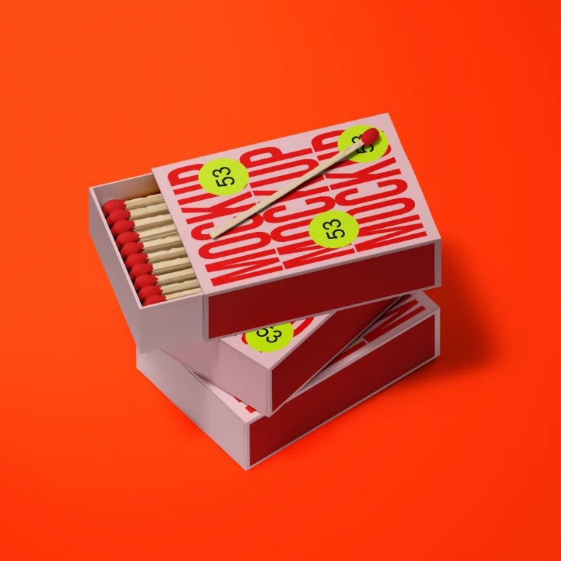 Wholesale Custom Logo Match Paper Packaging Box Paper Color Empty Match Paper Packaging Box with Logo
