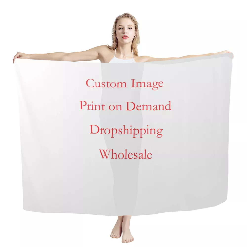New Hawaiian Sarong Women Customized Polynesian Island Pattern Cover Up for Vacation Match Casual Swimsuits