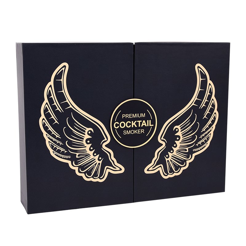 2023 New Design Old Fashioned Cocktail Smoker Premium Gift Box Cocktail Smoker Kit With Torch Lighter For Christmas Gift