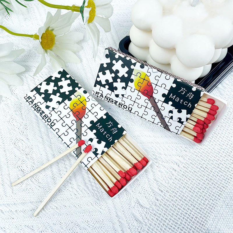 Factory wholesale low price long matchsticks safe customizable color matchsticks