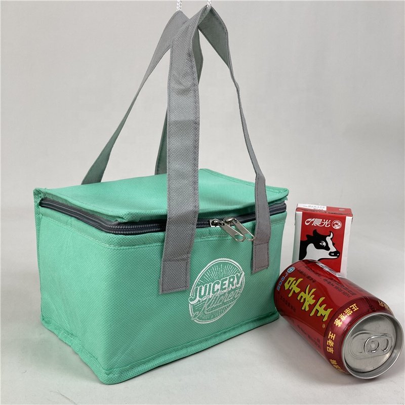 Insulated Lunch Bag For Work Picnic Office Picnic Folding Heat Cooler Collapsible Bag Beeswax Fabric Picnic Bags Rattan