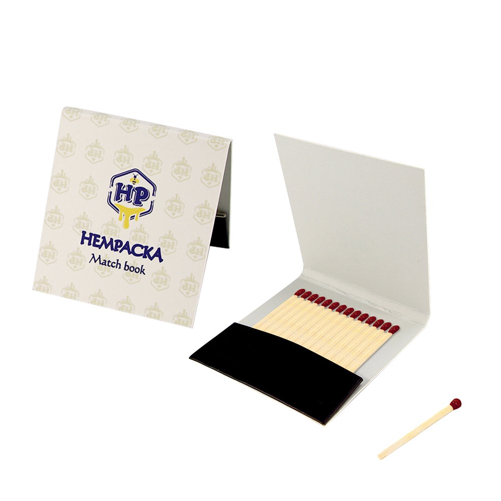Custom Logo Safety Matchbooks Match Box Packing Personalized Candle Matches Boxes