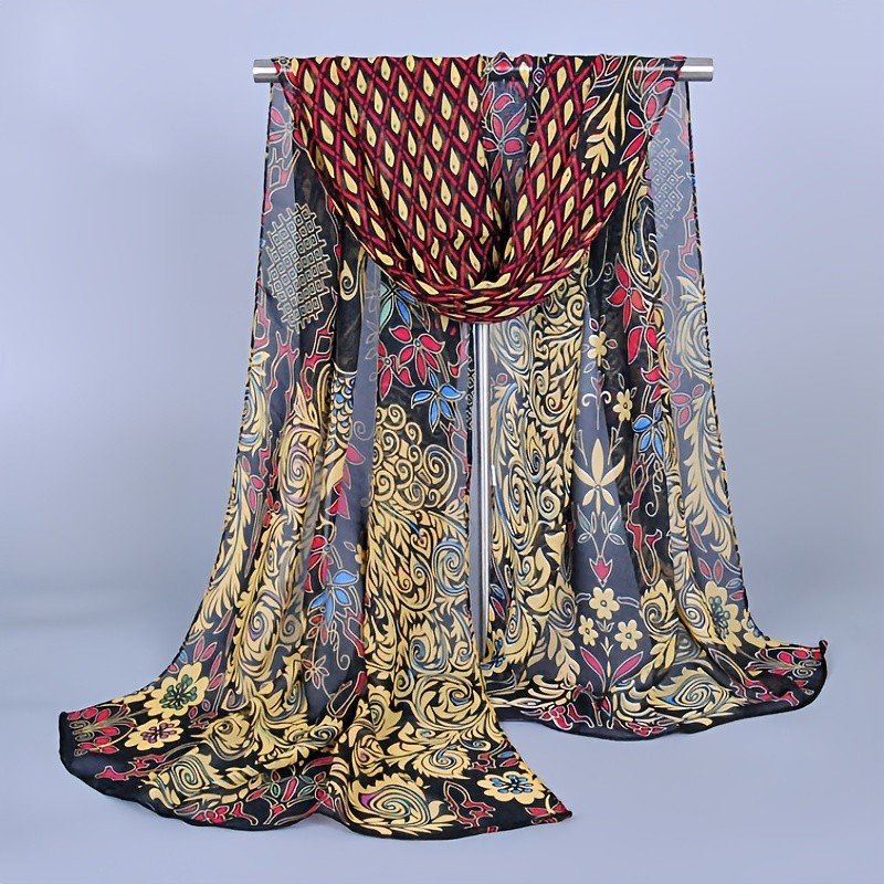 shopping Luxuries French Square chiffon scarf Outdoor Long Silk 50*160cm Stock women shawl