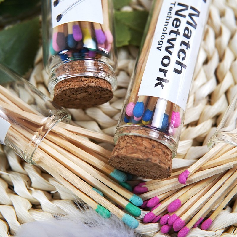 Cheap small glass jar bottles match sticks in glass bottles matches bottle