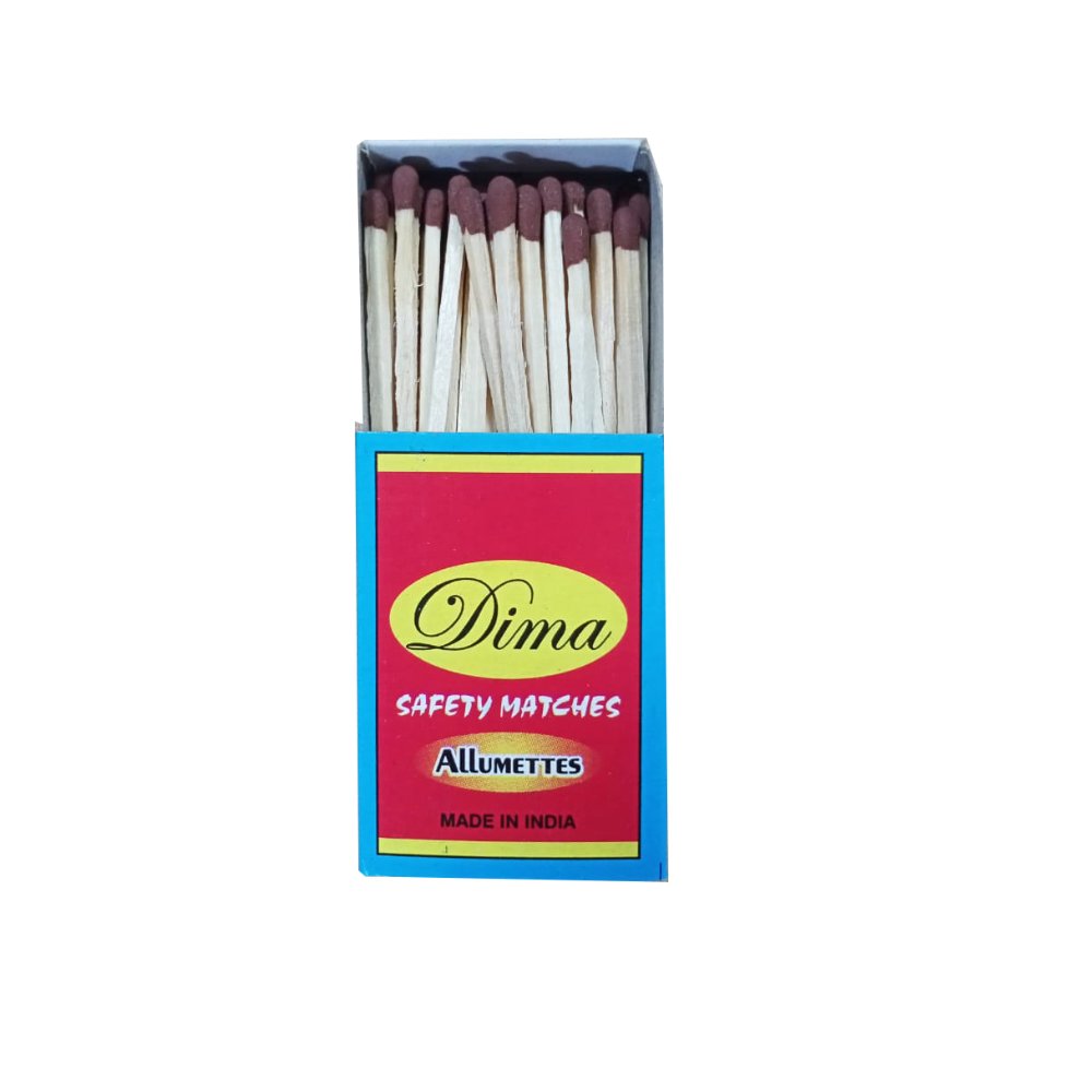 Quality Pocket Matches are designed for safe usage inside the home and best quality of Indian product with 40 45 50 hard sticks