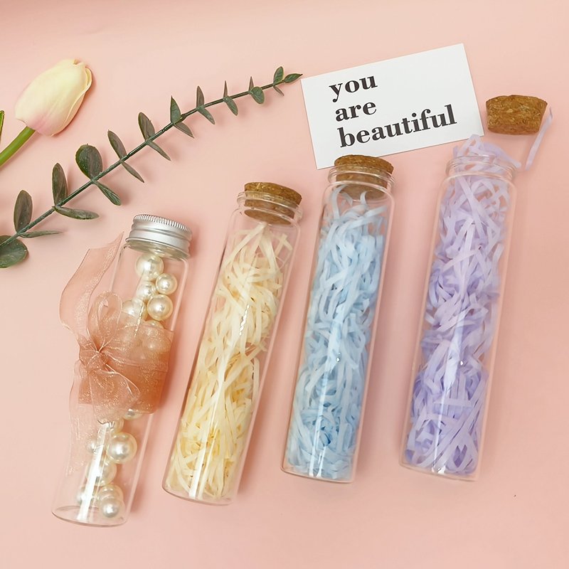 30ml 50ml Custom Color Luxury Empty Craft Decorative Candle Matches Glass Bottles With Cork