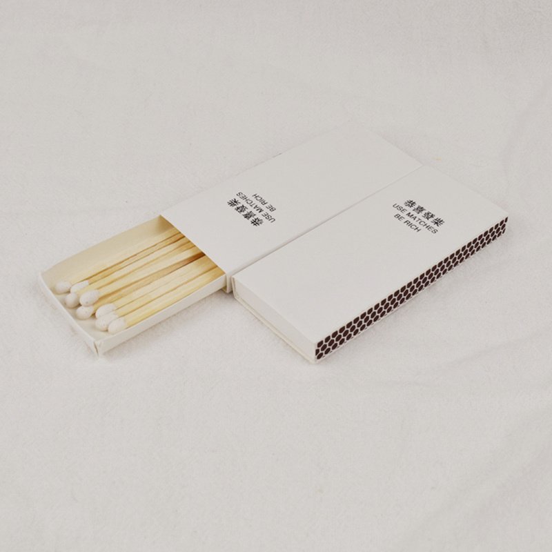 Jar Glass Black Wooden Stick Matches