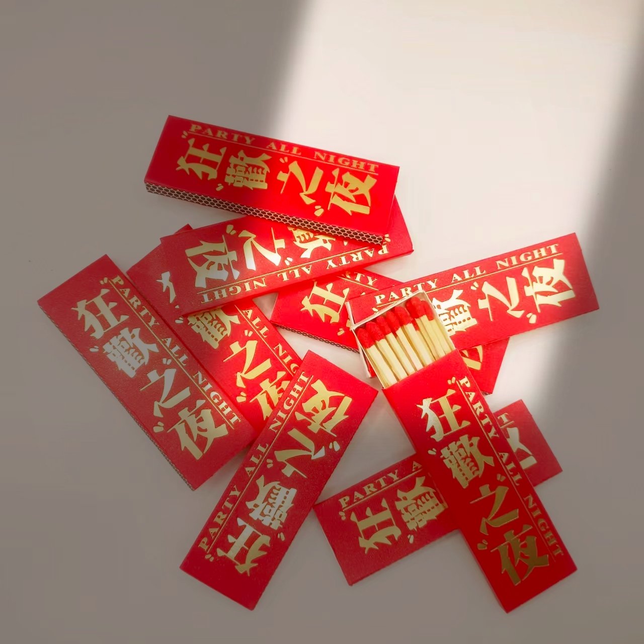 Good quality match box custom logo art paper matchbox with wooden safety matches box