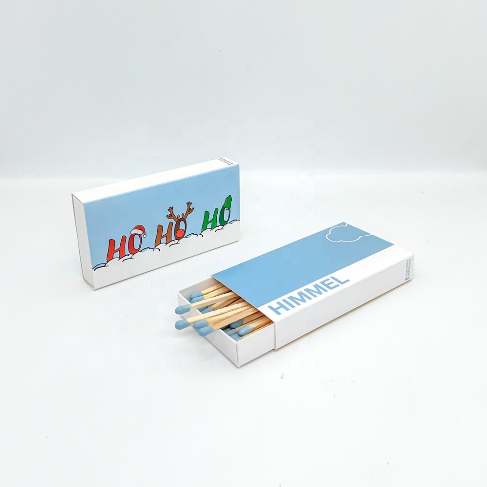 Decorative matches for candles custom design safety candle matches set