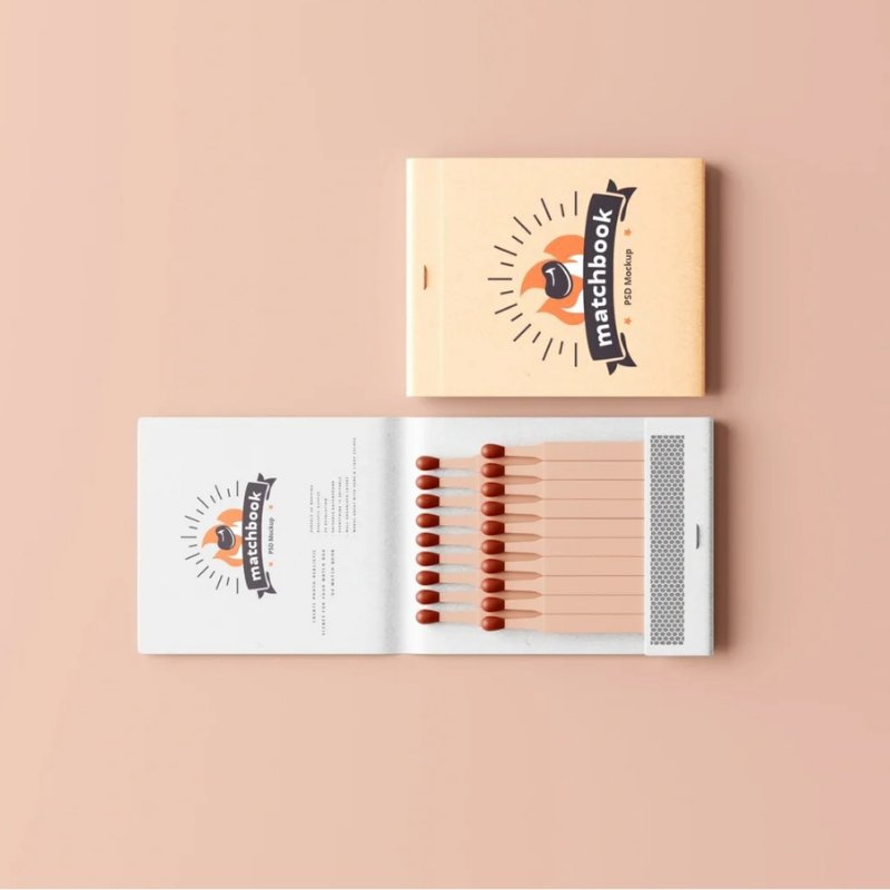 High Quality Paper Match Packaging Box Custom Logo Art Texture Paper Packaging Box