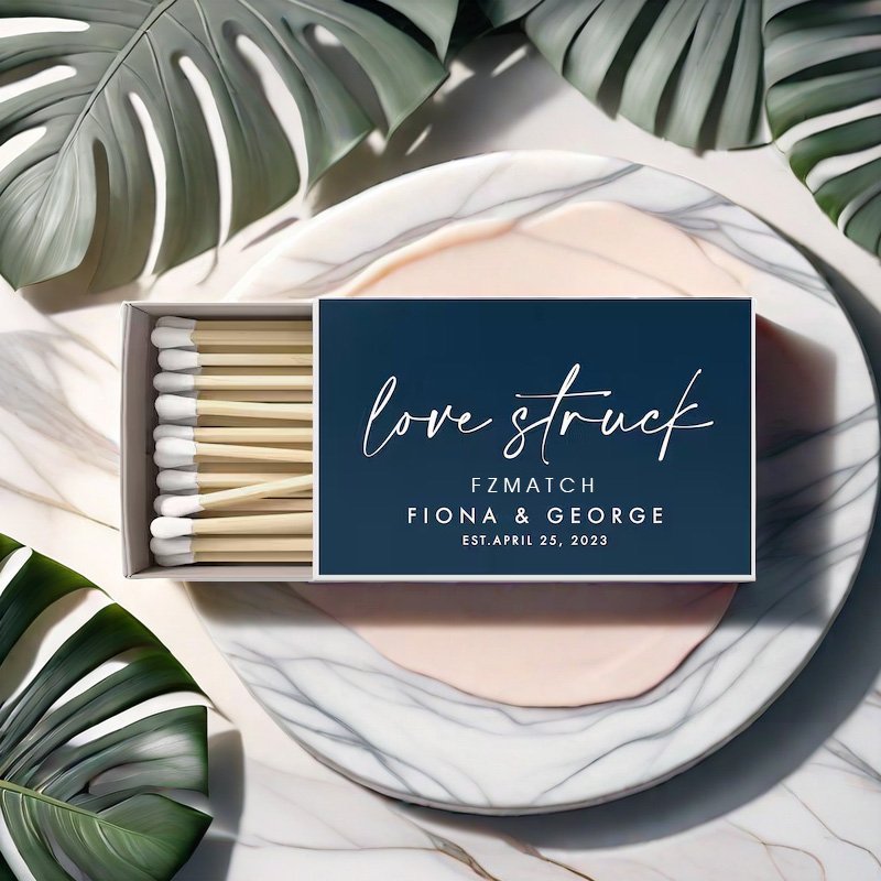 Custom Hotel 4 inch Match Boxes Wholesale Fireplace Matches Large Home Boxes Colored Matches