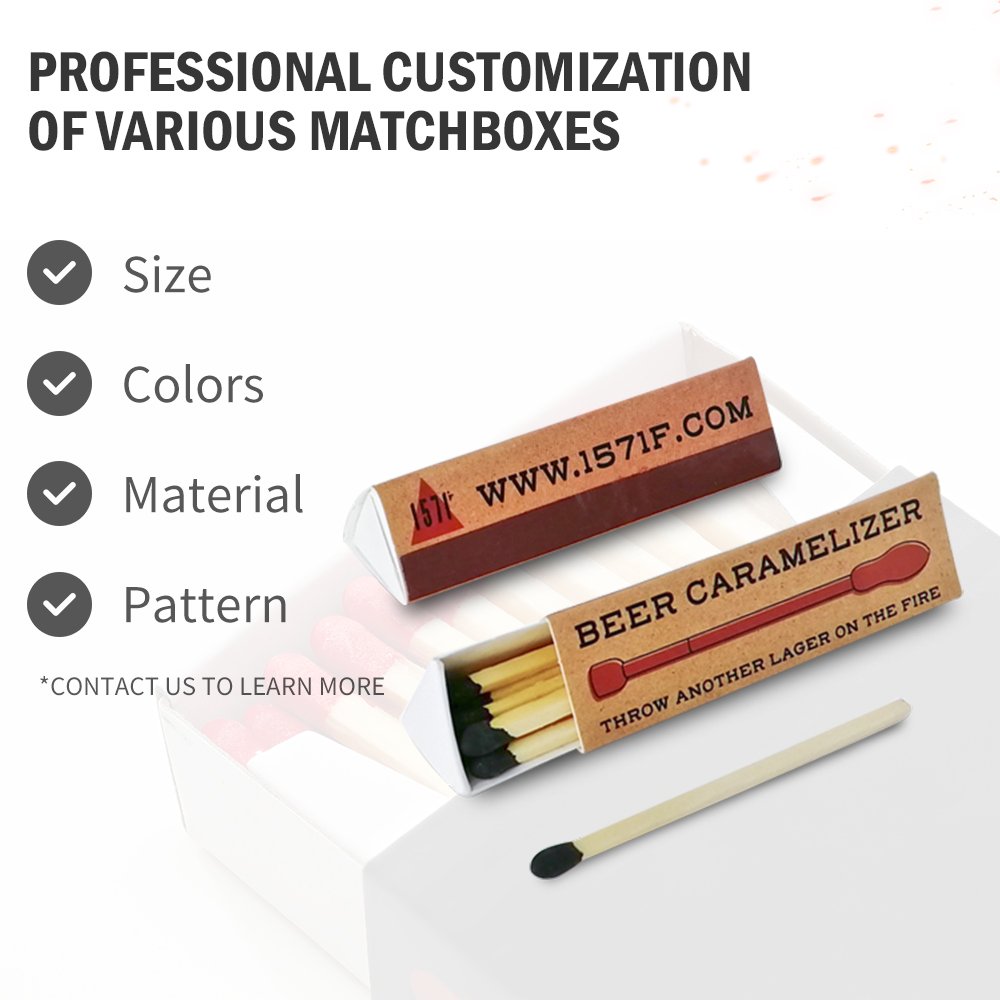kenya custom luxury personalized slide Full Color Print Unique Shape Triangular out match sticks paper packaging box