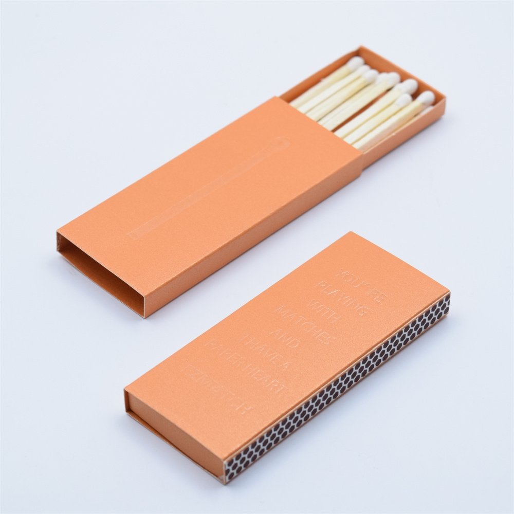 New customized stick match safety customized match packaging LOGO personalized decoration home match customization