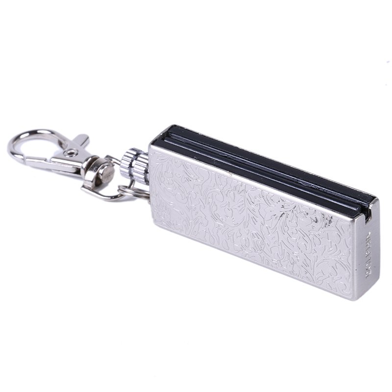 Matches stainless steel multi-function keychain ten thousand matches kerosene waterproof and windproof lighter